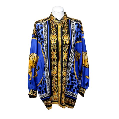 Versace Seidenhemd „Classic Pop“ Print 